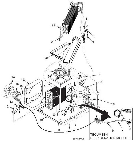 REFRIGERATION MODULE (452 & 453 ONLY)